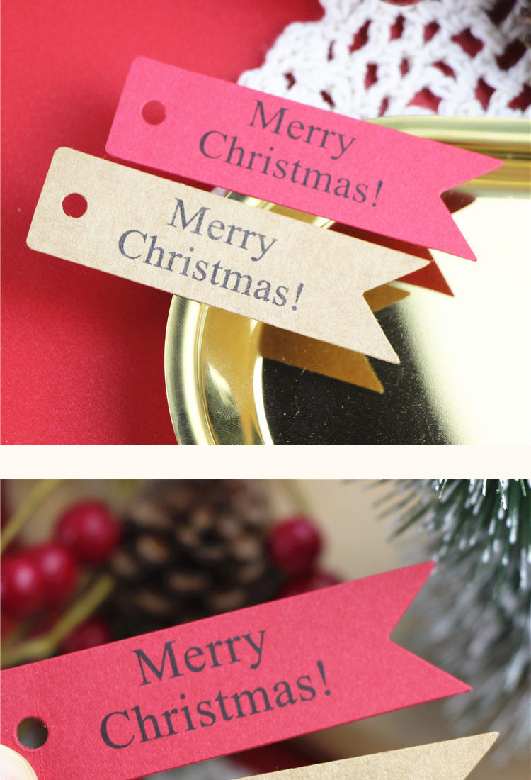 5Christmas Vintage Kraft Decorative Hanging Tags7