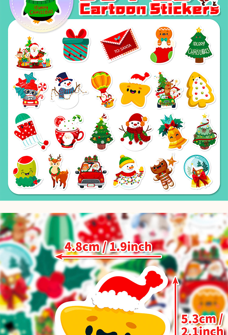 5Christmas Vinyl Decorative Stickers2