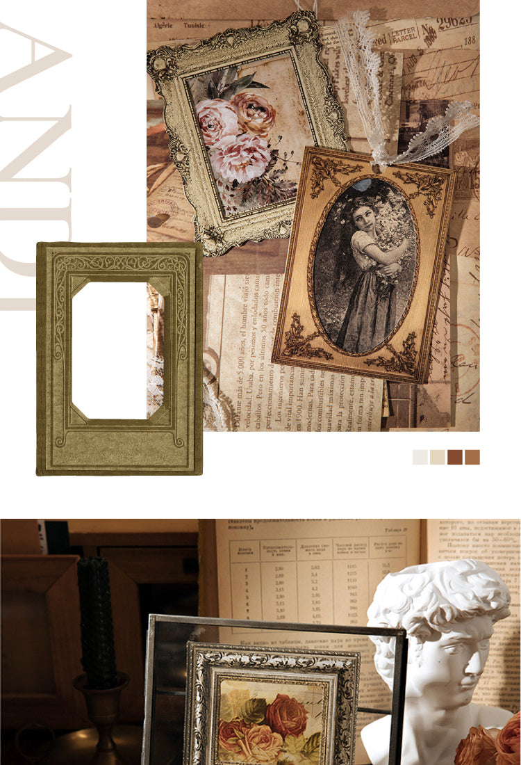 5Classical Binding Vintage Hollow Collage Stickers8