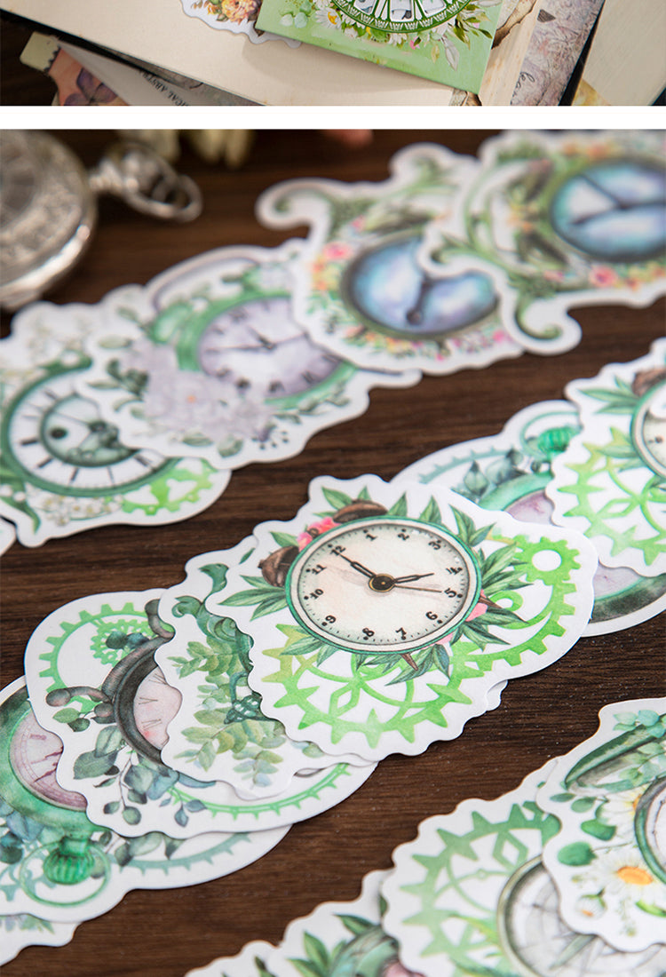 5Clock-themed Specialty Ink Washi Stickers2