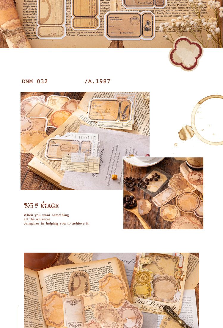 5Coffee Imprint Seal Kraft Paper Stickers6