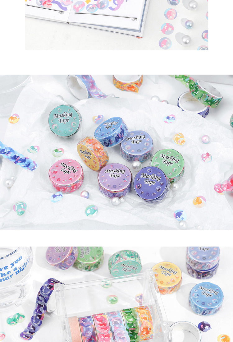 5Colorful Bubble Washi Stickers2