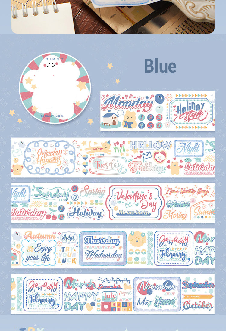 5Colorful Words Washi Tape2