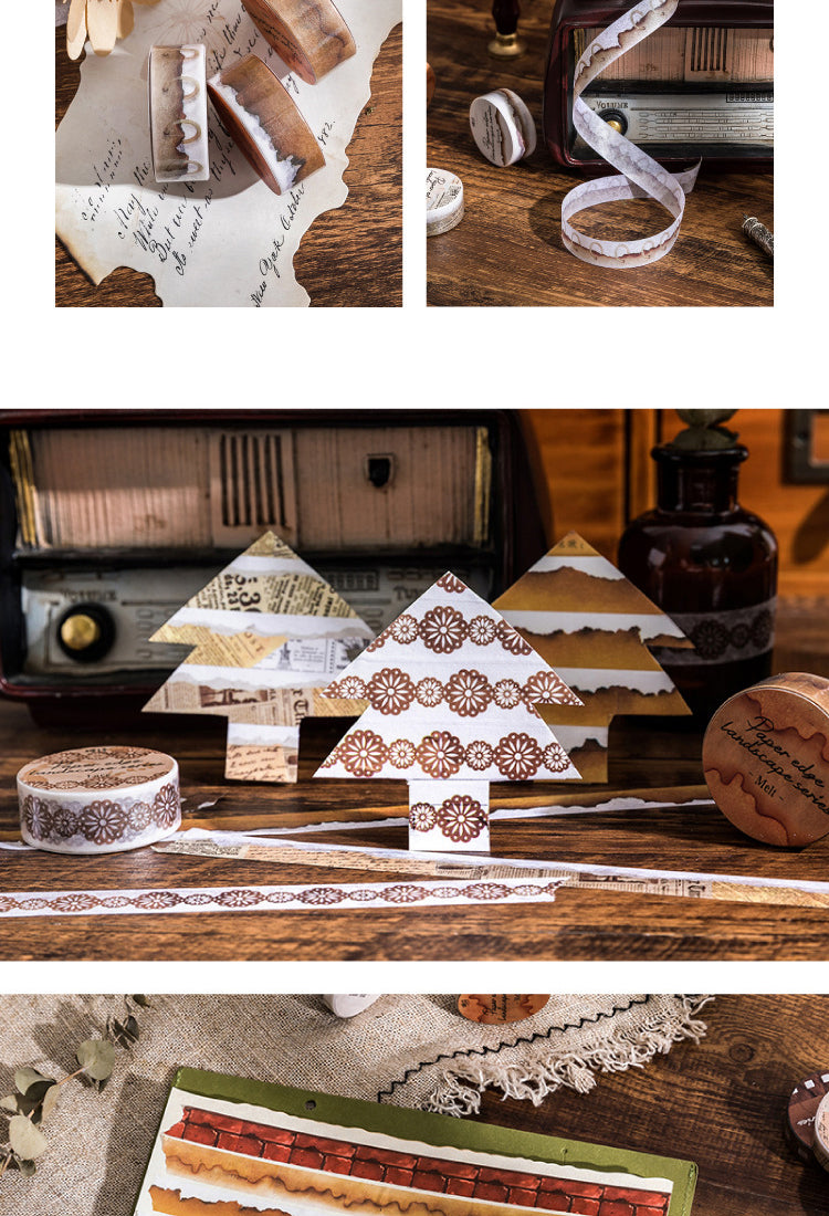 5Creative Vintage English Burnt Border Washi Tape7