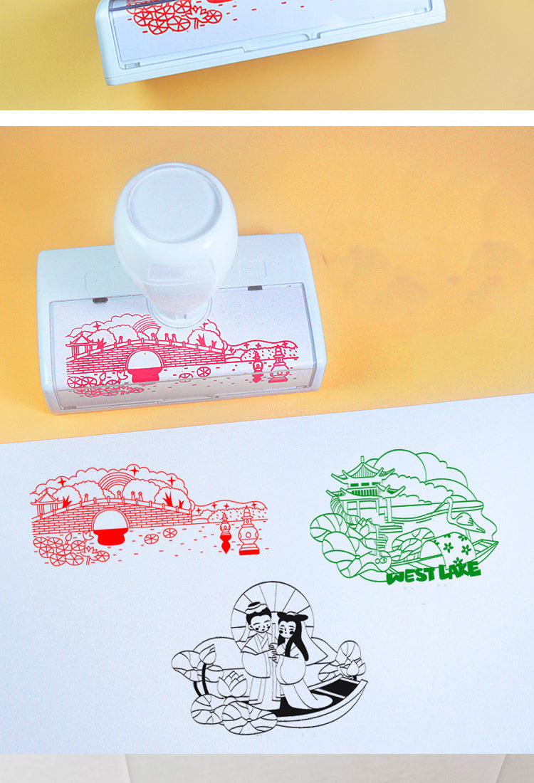 5Custom Design White Photosensitive Stamp With Your Artwork2