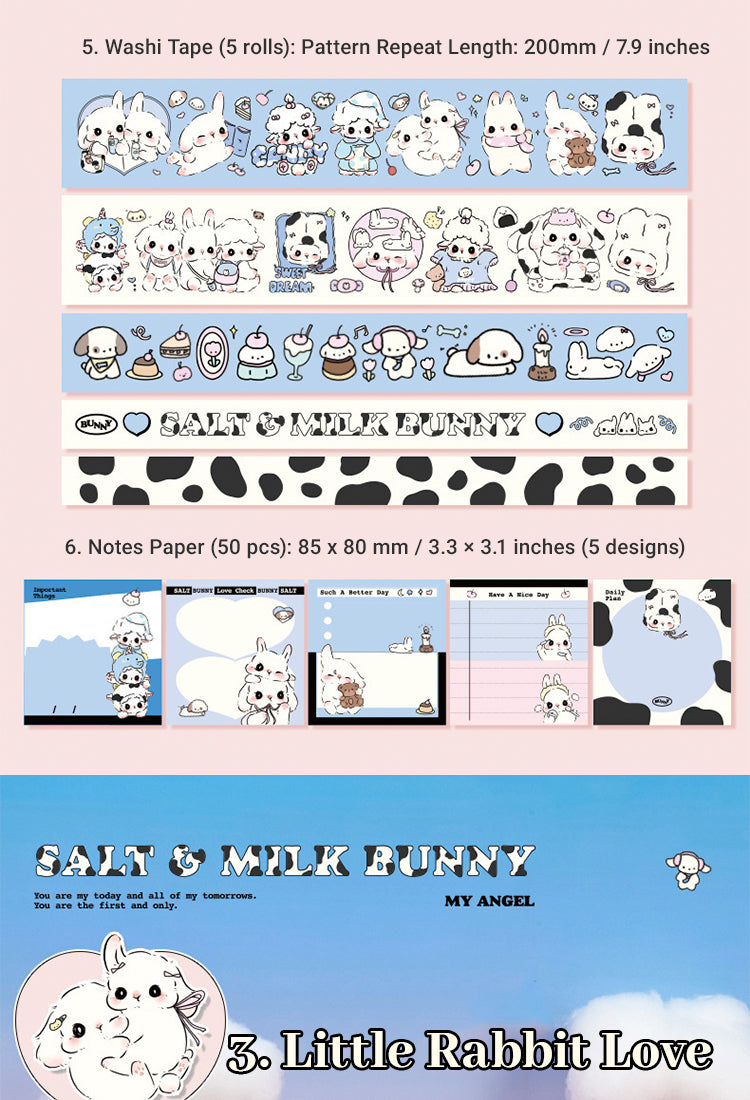 5Cute Cartoon Animal Series Bunnies Journal Gift Box Set7