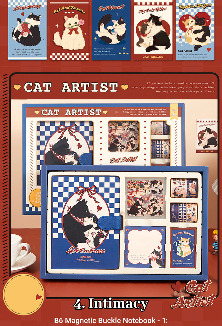 5Cute Cartoon Animal Series Kitty Journal Gift Box Set12
