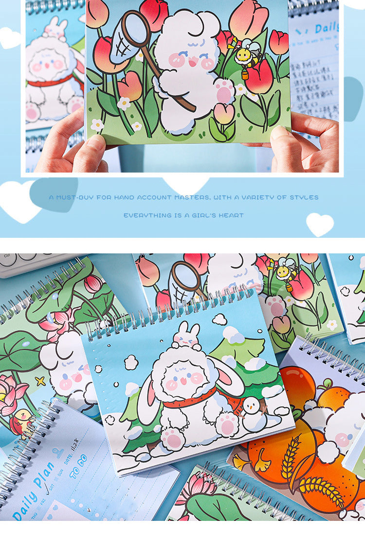 5Cute Cartoon Rabbit Notebook2