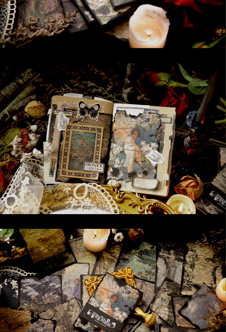 5Dark Vintage Material Paper - Forest, Alchemy, Elf, Butterfly2