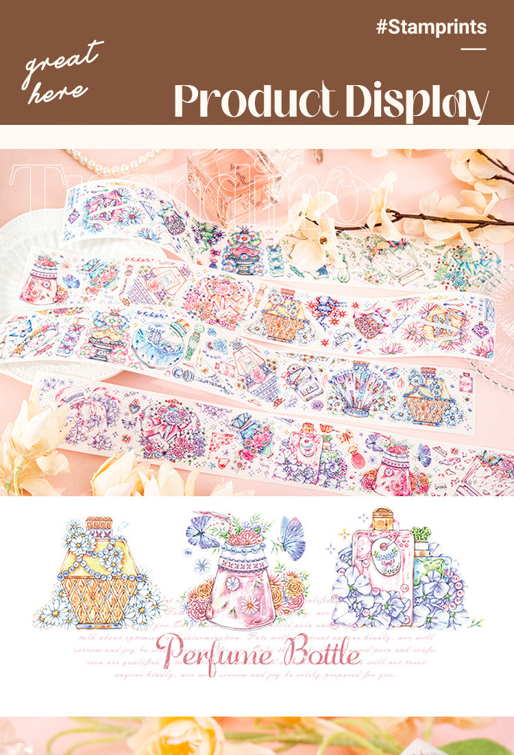 5Delicate Perfume Glass Decorative Washi Tape1