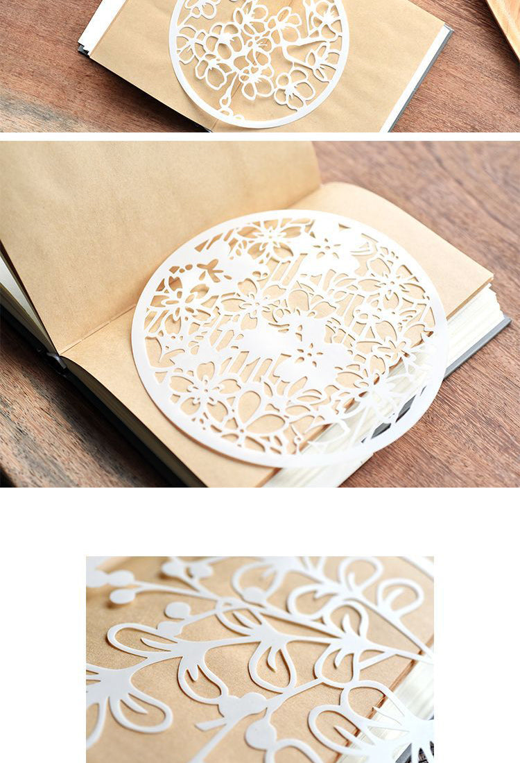 5Doodle Drawing Decorative Hollow Round Stencil Set3