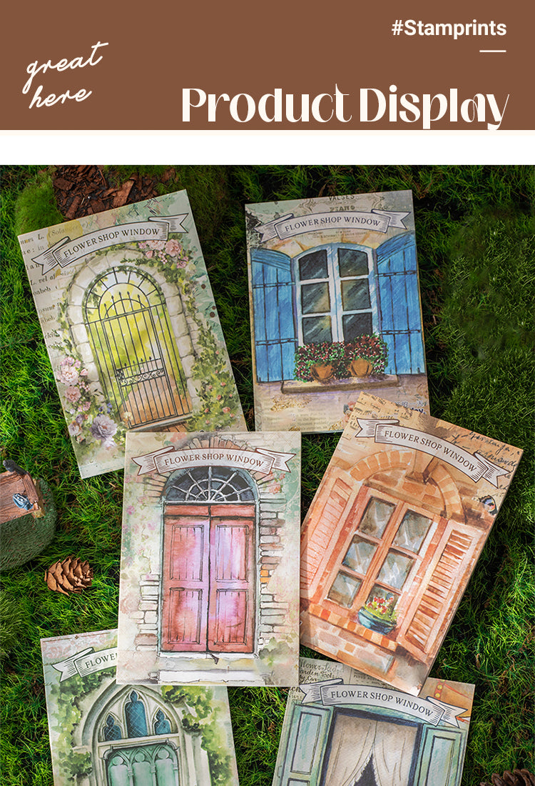 5Door and Window Mixed Media Scrapbook Paper1