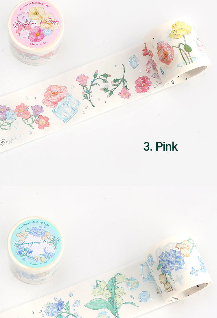 5Dreamy Glass Fantasy Series Fresh Floral Washi Tape6