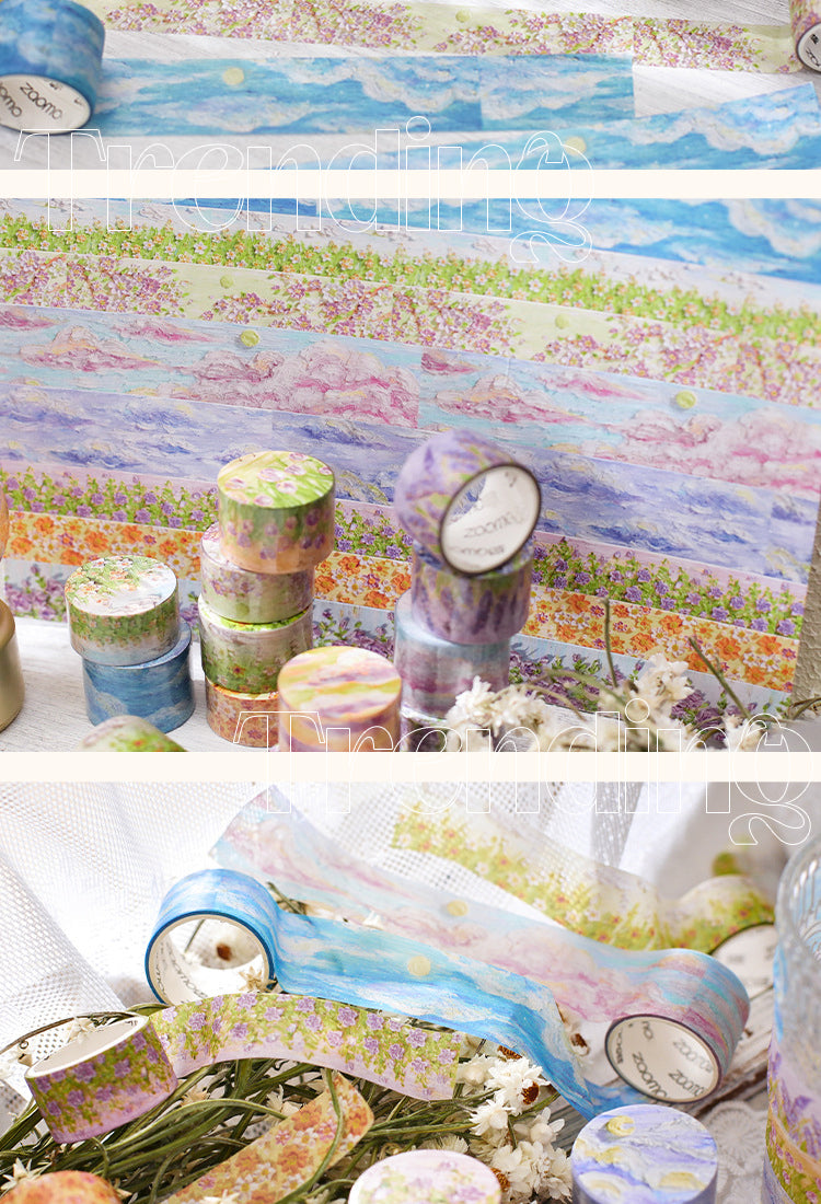 5Dreamy Wonderland Series Oil Painting Washi Tape2