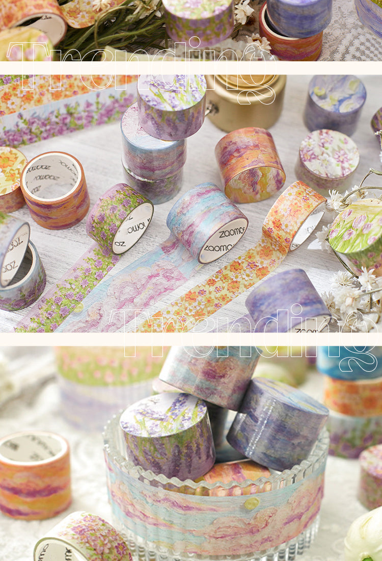 5Dreamy Wonderland Series Oil Painting Washi Tape3