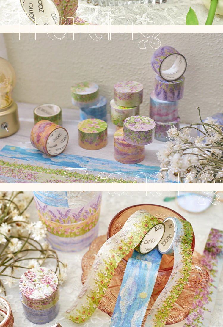 5Dreamy Wonderland Series Oil Painting Washi Tape4