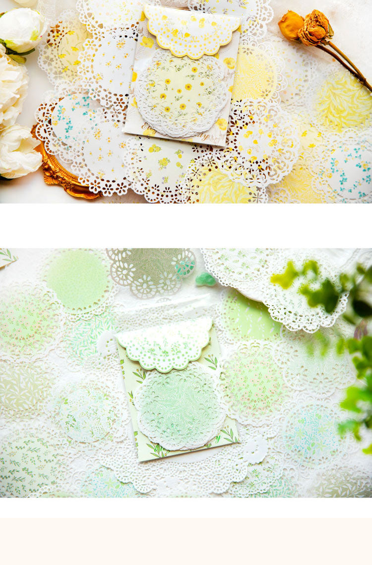 5Elegant Melody Series Vintage Lace Paper Pack3