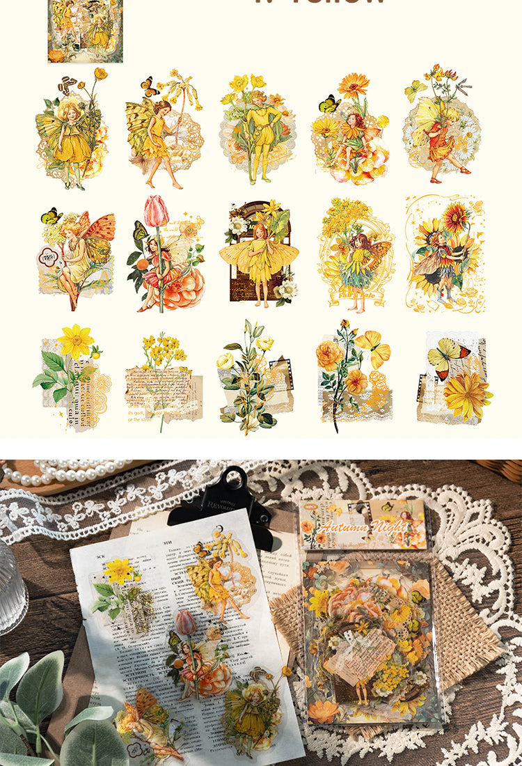 5Elf and Flower Hot Stamping PET Stickers11