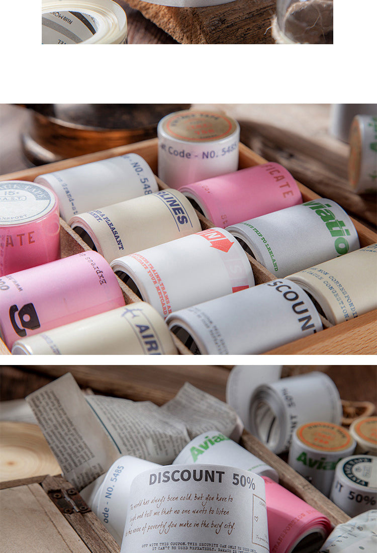 5European Simple Retro Writable Decorative Paper Tape4