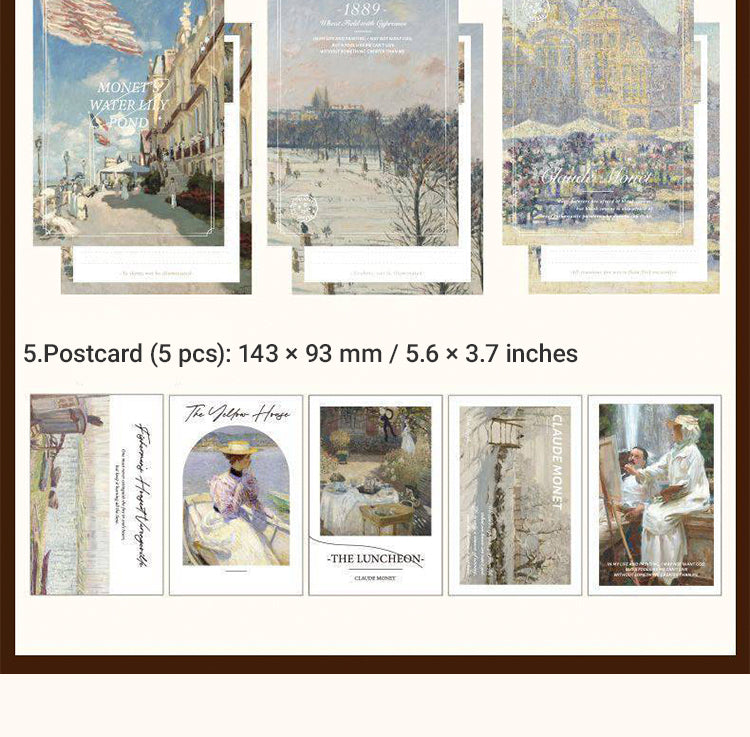 5European Vintage Art Journal Gift Box Set14