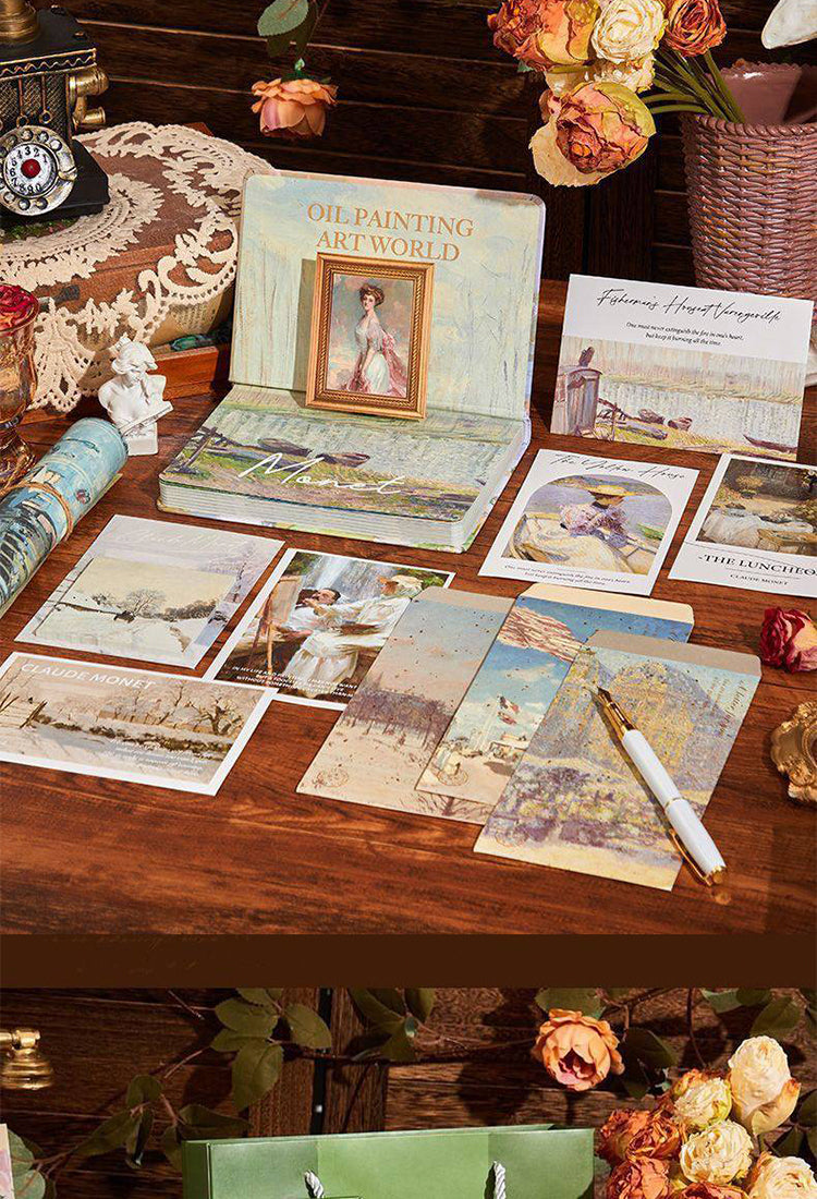 5European Vintage Art Journal Gift Box Set3
