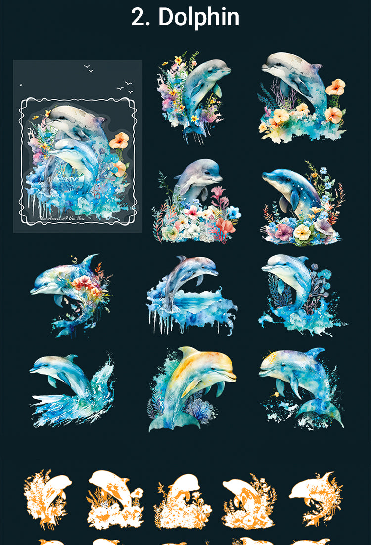 5Exquisite The Sea Themed Shell Light PET Sticker5