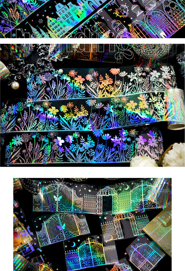 5Fairy Tale Town Series Holographic Decorative PET Tape2