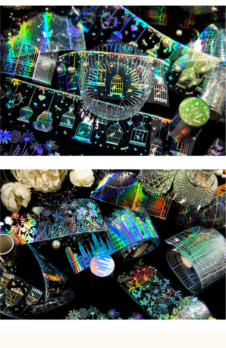 5Fairy Tale Town Series Holographic Decorative PET Tape4