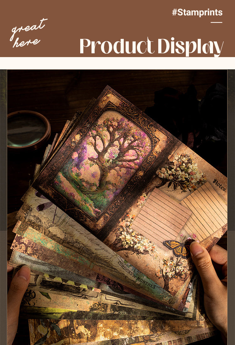 5Fantasy Dark Journaling Background Paper1