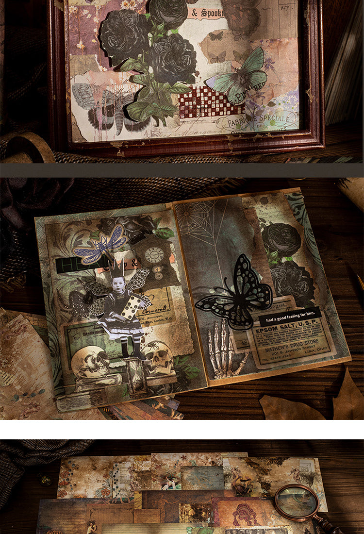 5Fantasy Dark Journaling Background Paper7