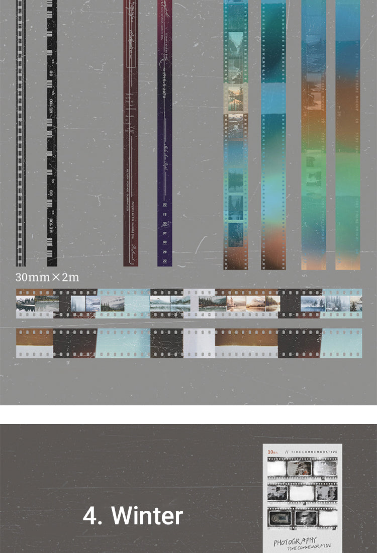 5Film PET Tape Set (10 rolls) - Scenery, Winter, Autumn, Cat11