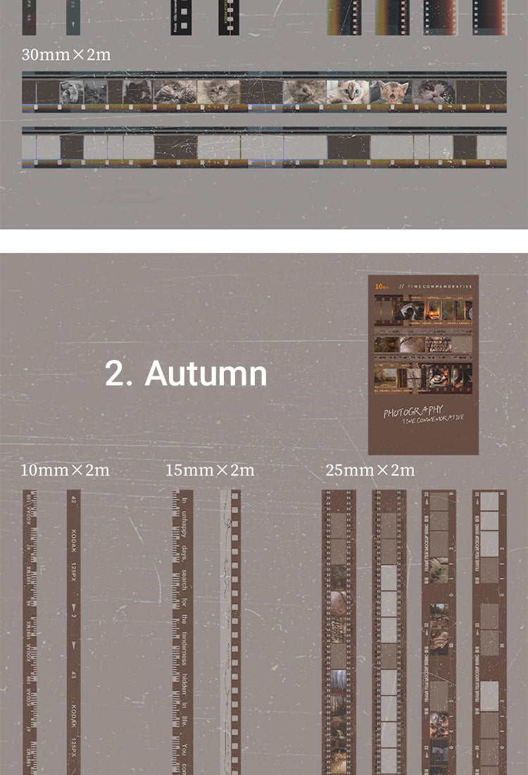 5Film PET Tape Set (10 rolls) - Scenery, Winter, Autumn, Cat9