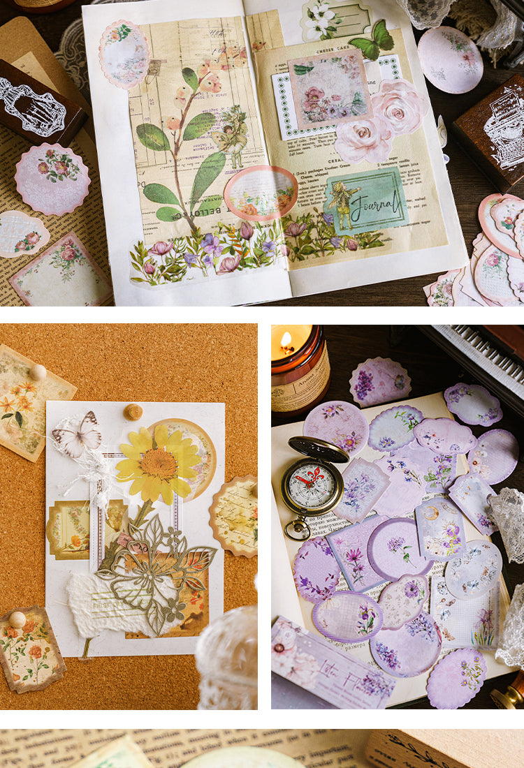 5Flower Themed Label Stickers3