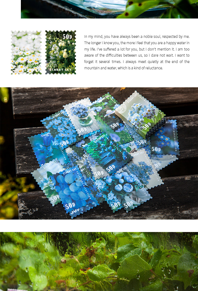 5Four Seasons Garden Series Stamp Sticker Book4