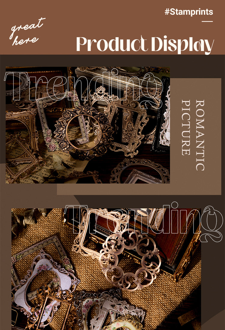 5Frame the Romance Series Vintage Hollow Decorative Paper1
