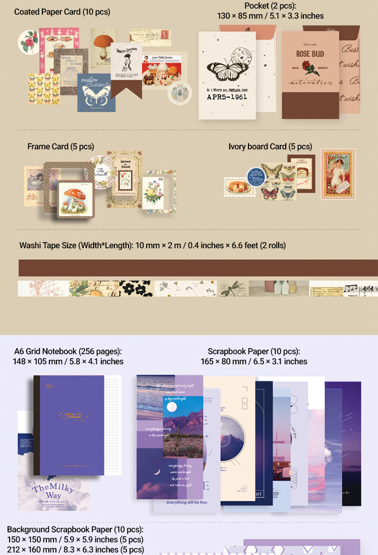 5Fresh Artistic Style Journal Gift Box Set4