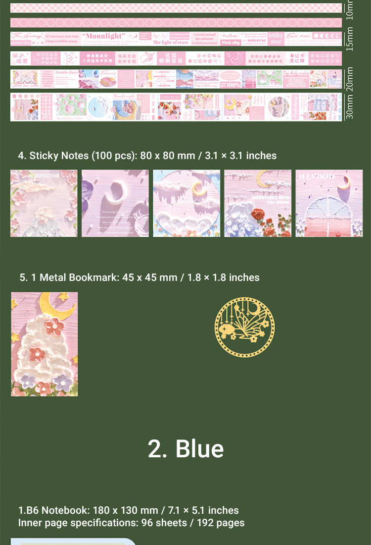 5Fresh Macaron Color Journal Gift Box Set6