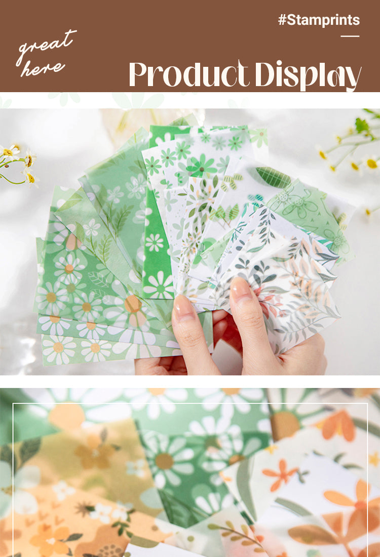 5Fresh Style Botanical Basic Decorative Paper1