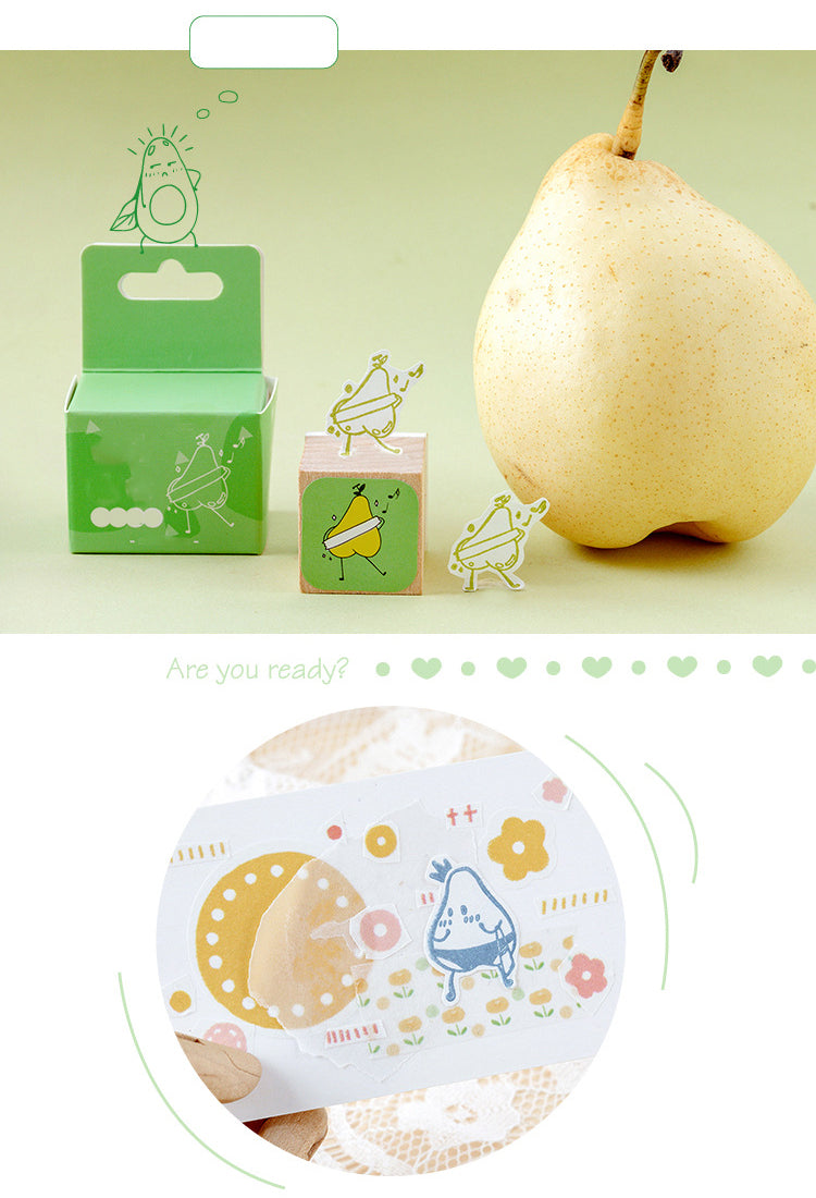 5Fruit-themed Cute Cartoon Rubber Stamp4