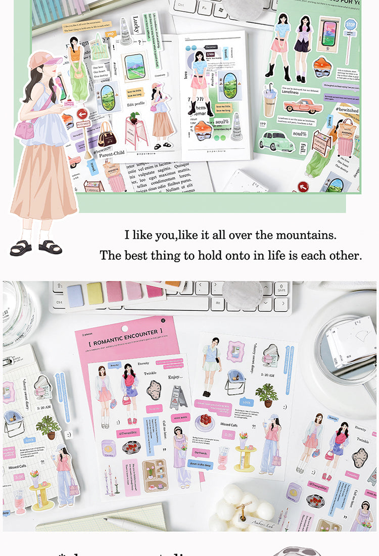 5Girl Life Stickers - Characters, Travel4