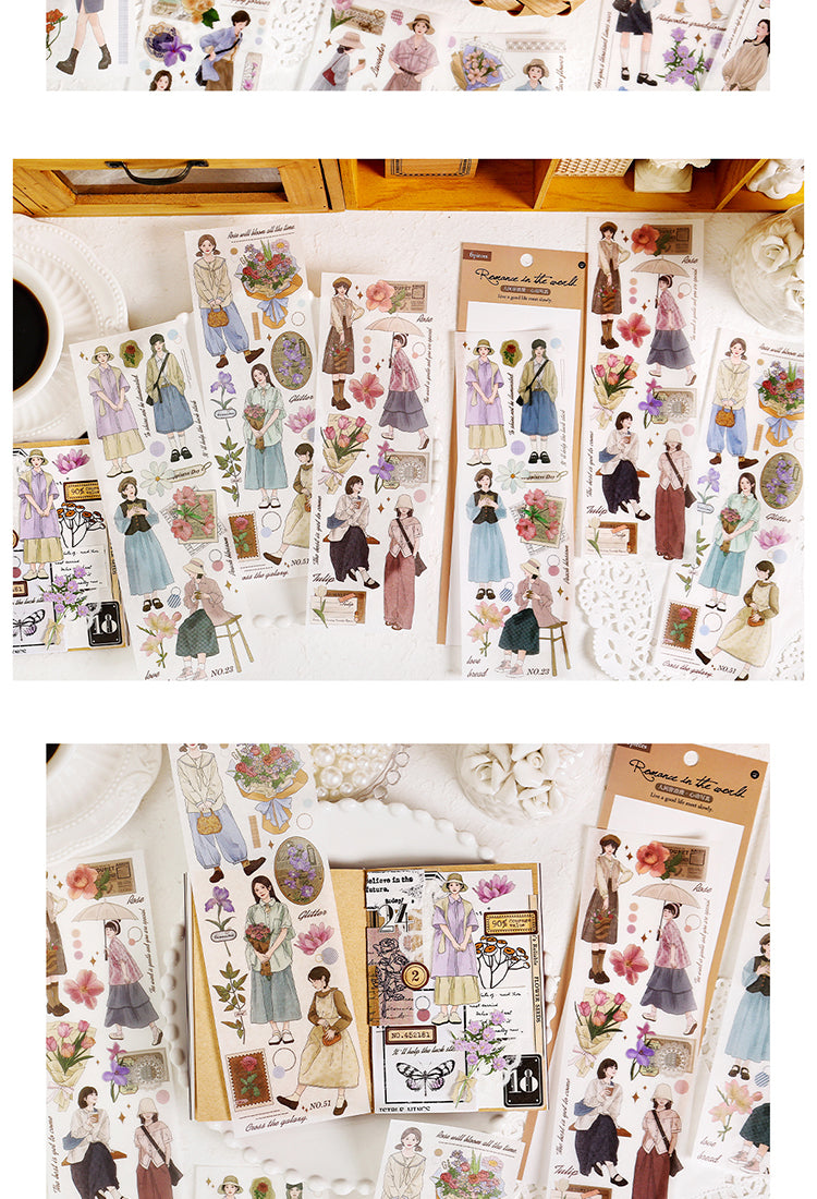 5Girl's Casual Lifestyle Washi Stickers5