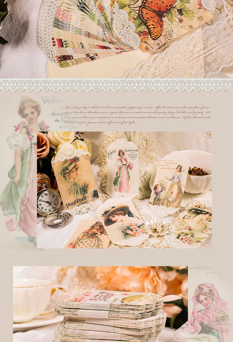 5Graceful Silk Series Vintage Lace Decorative Paper3