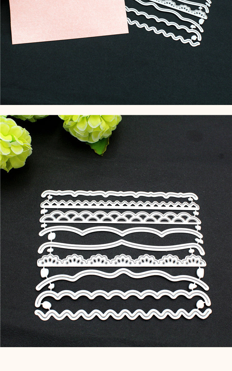 5Greeting Card Border Carbon Steel Crafting Dies Set4