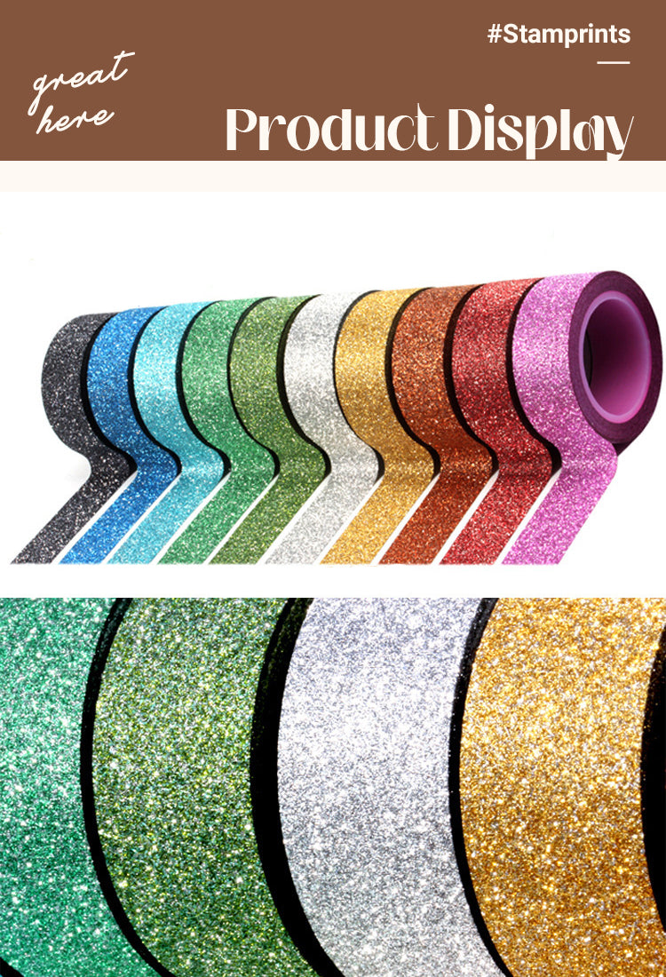 5Holographic Solid Color Tape (18 Colors)1