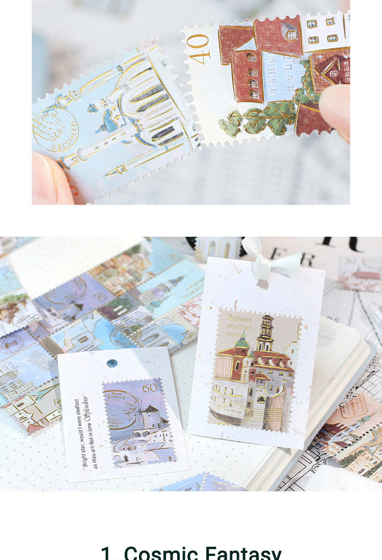 5Hot-Stamping Decorative Sticker-Stars Gourmet Stamp Travel7