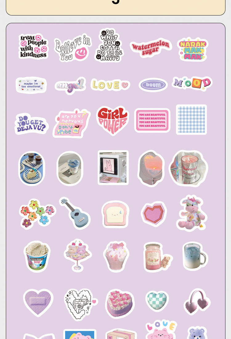 5Household Daily Coated Paper Stickers17