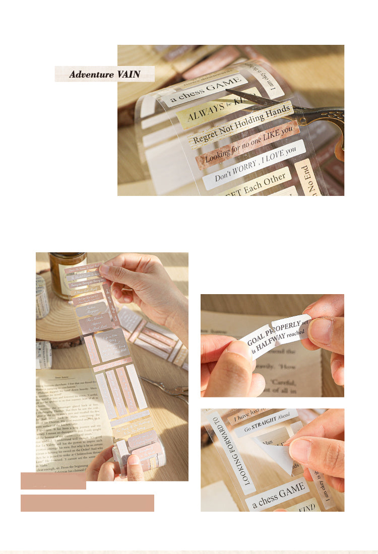 5INS-Style Simple English Text Tape8