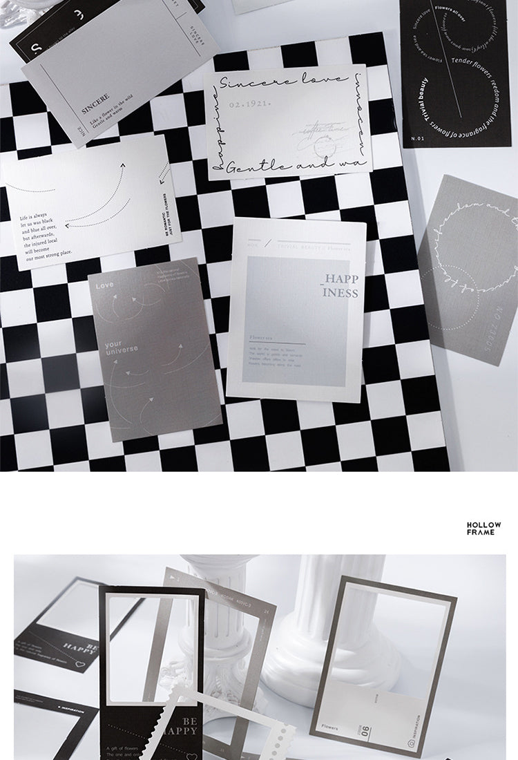 5Instagram-style Premium Gray Specialty Paper Notepad Paper4