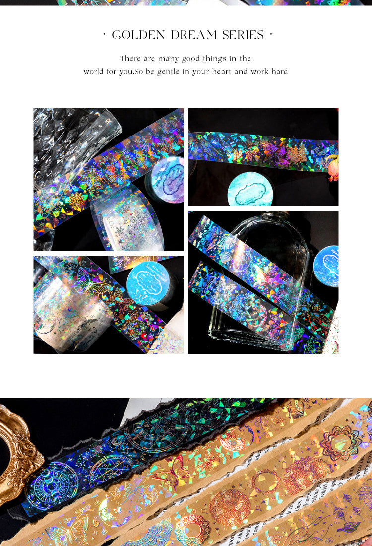 5Iridescent Dreamland PET Decorative Tape3