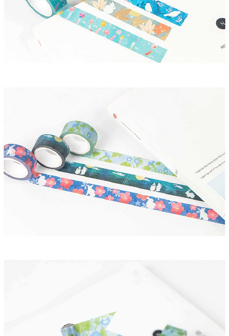 5Japanese-style Washi Tape with Plants Animals Sea and Fireworks8